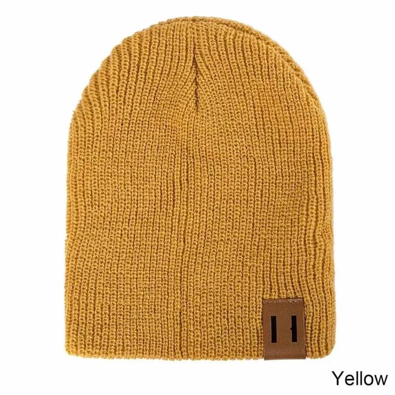 Newborn Knitted Baby Hat - Solid, Crochet Beanie for Kids