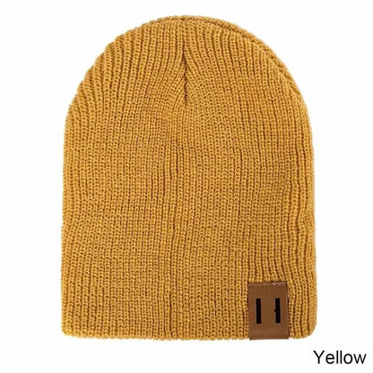 Newborn Knitted Baby Hat - Solid, Crochet Beanie for Kids