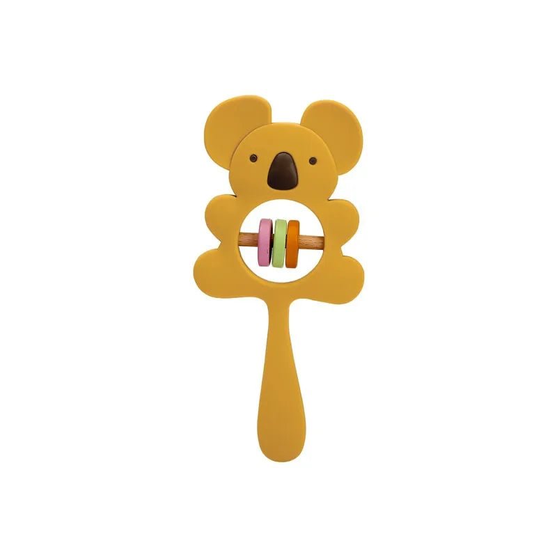 1PC Koala & Elephant Silicone Teether Handbell Rattles
