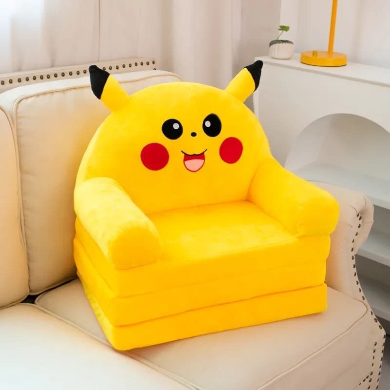 Plush Stuffed Animal Baby Support Seat - Soft Sofa for Learning to Sit