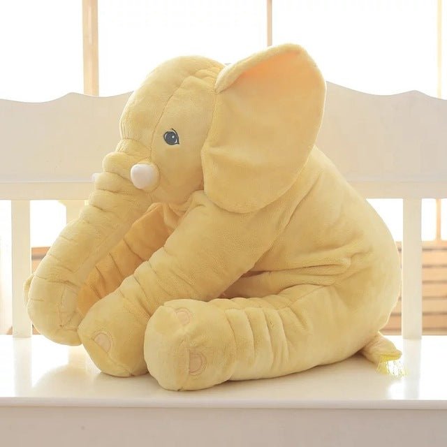 60cm Plush Elephant Toy Baby Sleeping Back Cushion