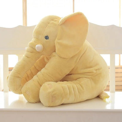 60cm Plush Elephant Toy Baby Sleeping Back Cushion