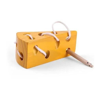 Wooden Montessori Puzzles - Sensory Toy for Babies 1-4 Years