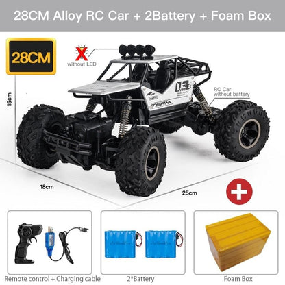 ZWN 1:12/1:16 4WD RC Car with LED - Off-Road Buggy for Kids
