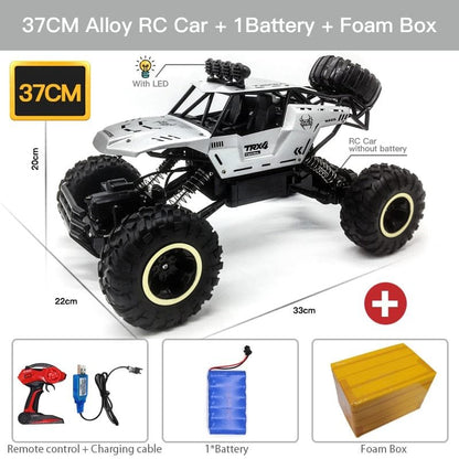 ZWN 1:12/1:16 4WD RC Car with LED - Off-Road Buggy for Kids