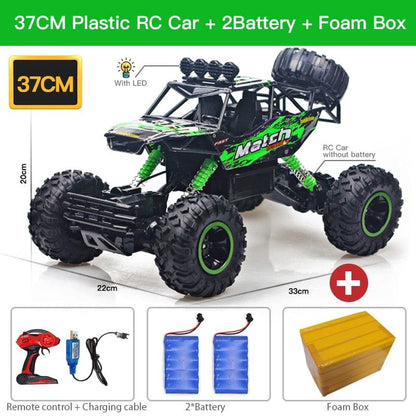 ZWN 1:12/1:16 4WD RC Car with LED - Off-Road Buggy for Kids