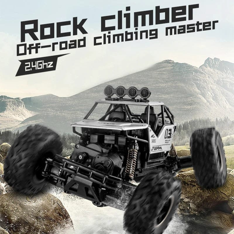 ZWN 1:16 4WD RC Car with LED Lights - Off-Road Truck Toy