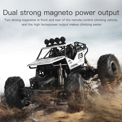 ZWN 1:16 4WD RC Car with LED Lights - Off-Road Truck Toy