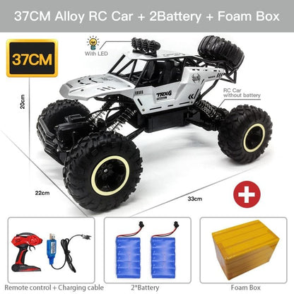 ZWN 1:12/1:16 4WD RC Car with LED - Off-Road Buggy for Kids