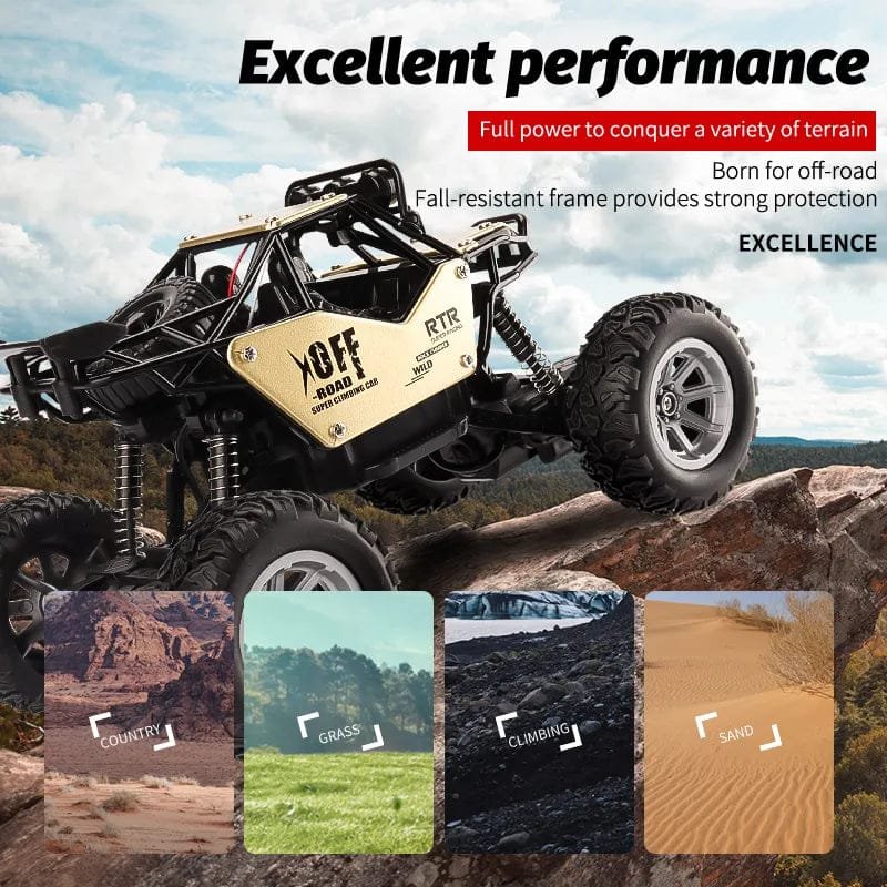 ZWN 1:20 2WD RC Car with LED Lights - Off-Road Buggy Toy