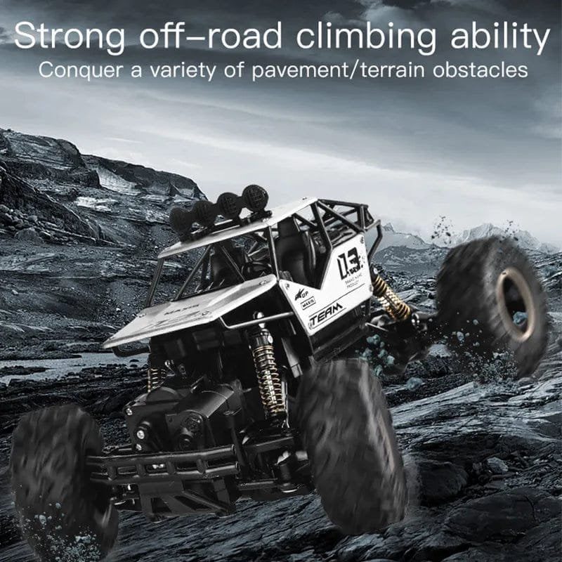 ZWN 1:16 4WD RC Car with LED Lights - Off-Road Truck Toy