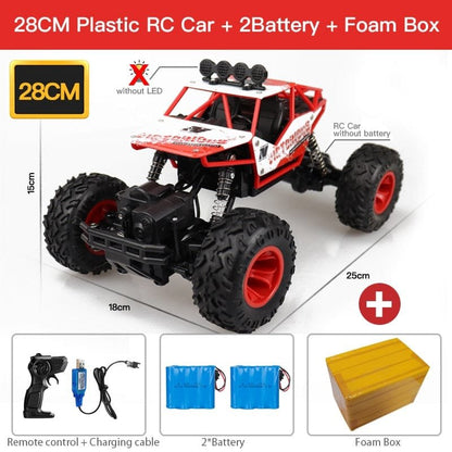 ZWN 1:12/1:16 4WD RC Car with LED - Off-Road Buggy for Kids